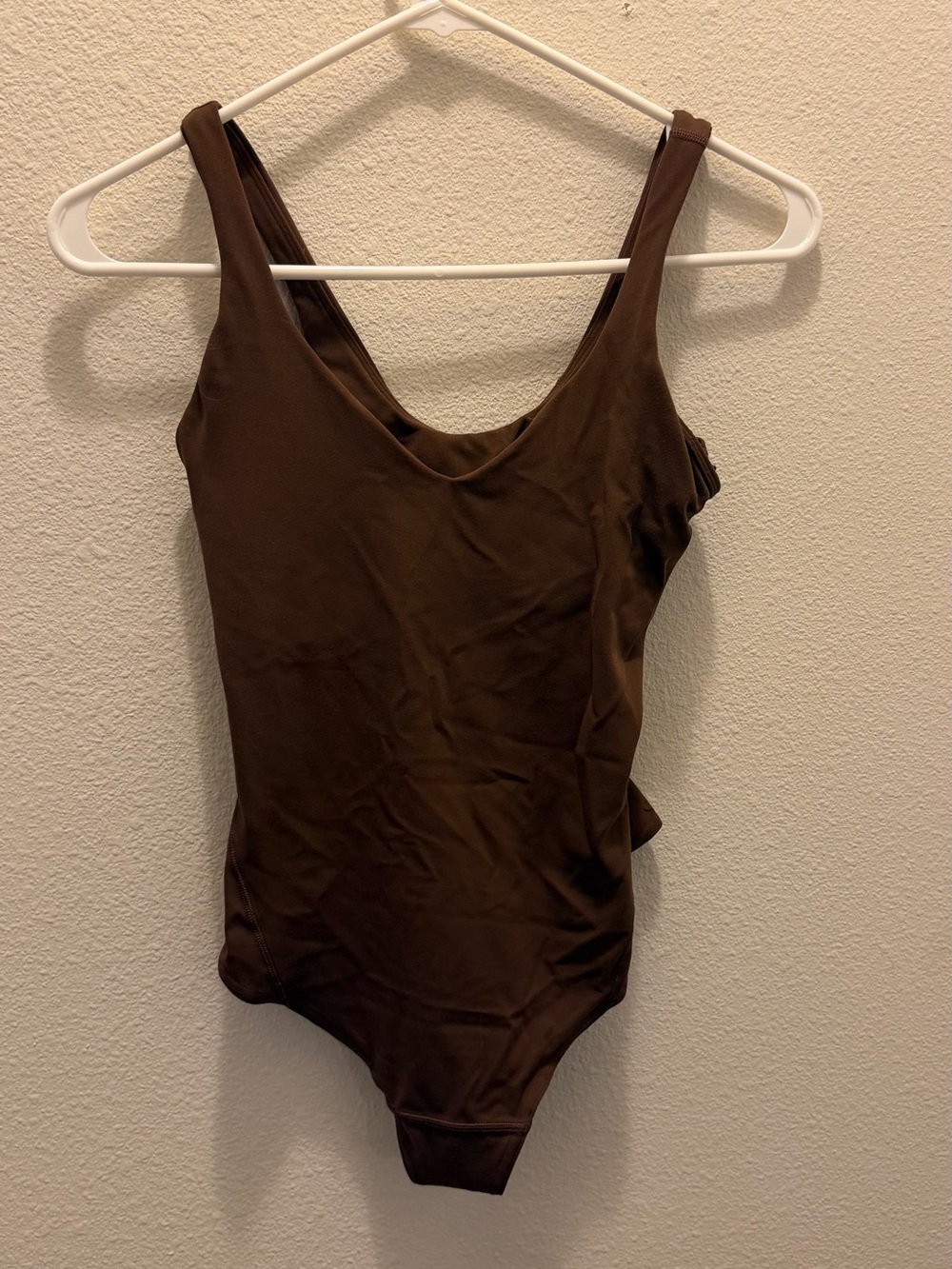 lululemon align Brown Scoop Neck Bodysuit